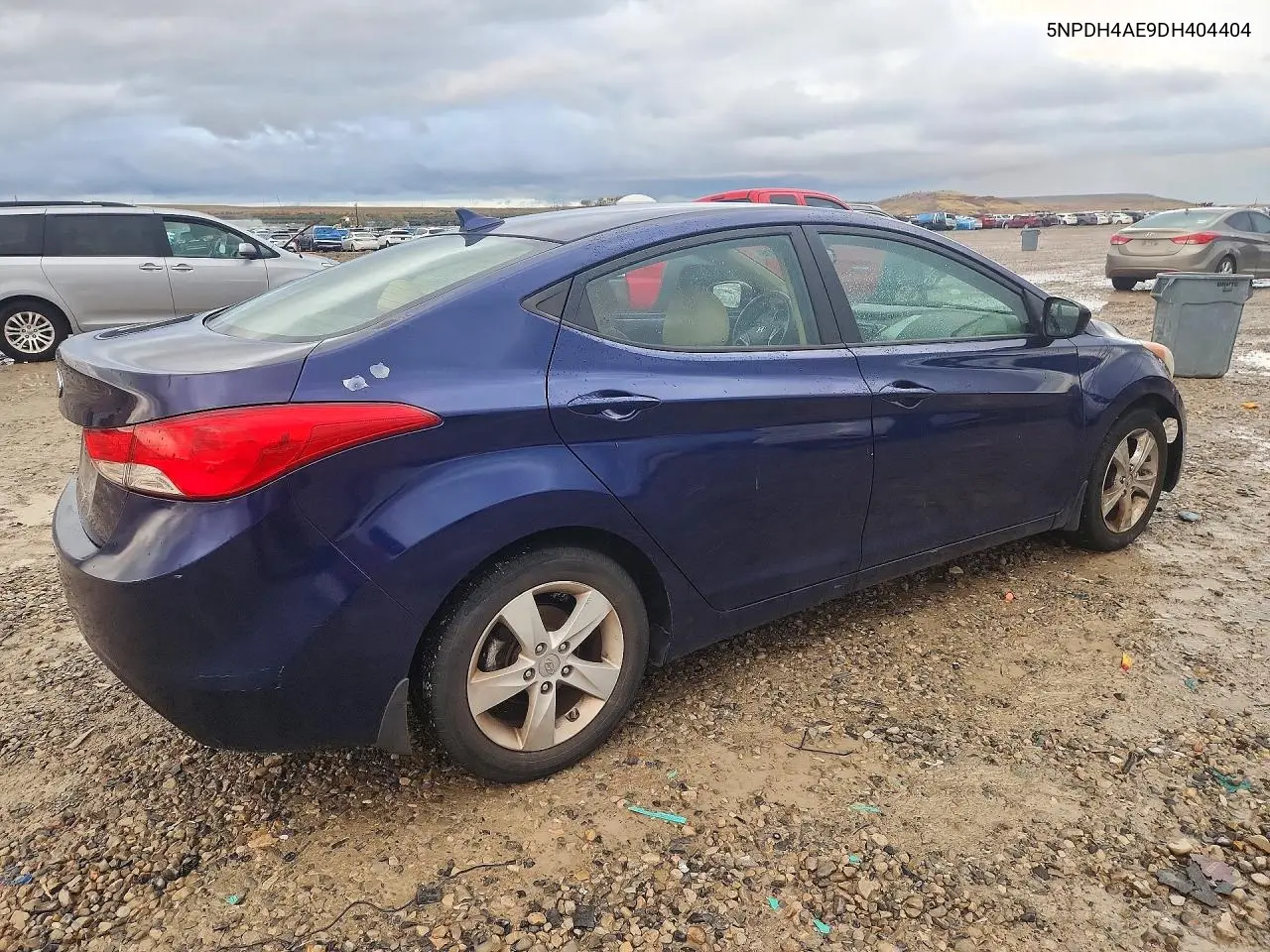 2013 HYUNDAI ELANTRA VIN 5NPDH4AE9DH404404 — фото 3