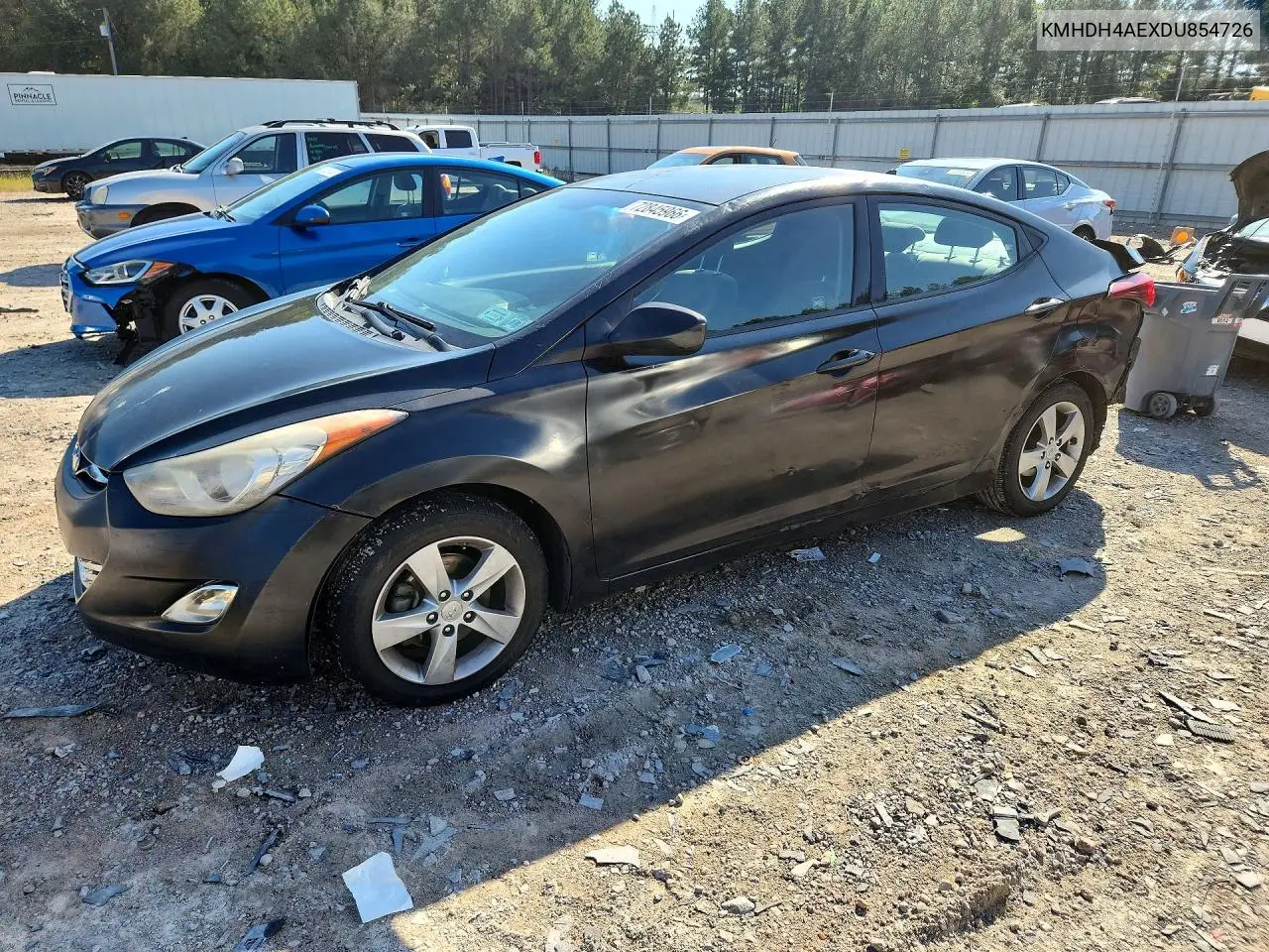 HYUNDAI ELANTRA 2013, VIN KMHDH4AEXDU854726