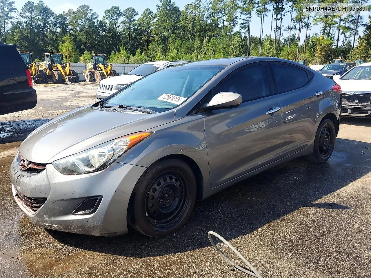 HYUNDAI ELANTRA 2013, VIN 5NPDH4AE7DH197589