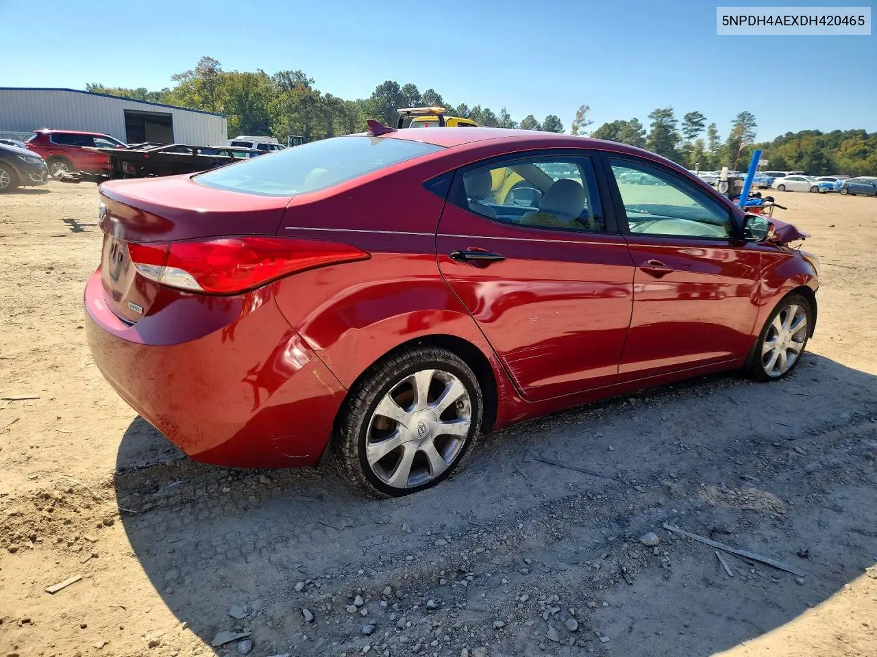 2013 HYUNDAI ELANTRA VIN 5NPDH4AEXDH420465 — фото 3