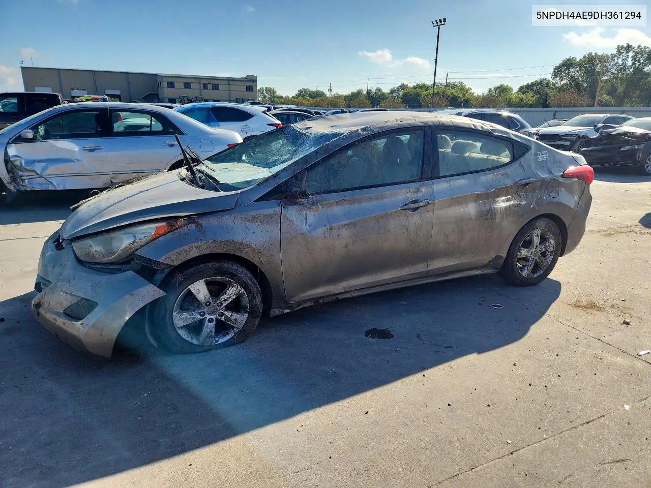 HYUNDAI ELANTRA 2013, VIN 5NPDH4AE9DH361294