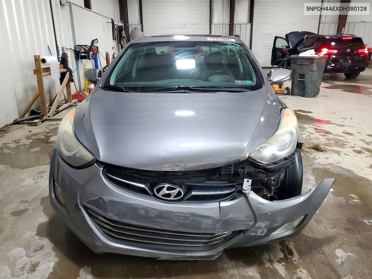 2013 HYUNDAI ELANTRA VIN 5NPDH4AEXDH380128 — фото 5