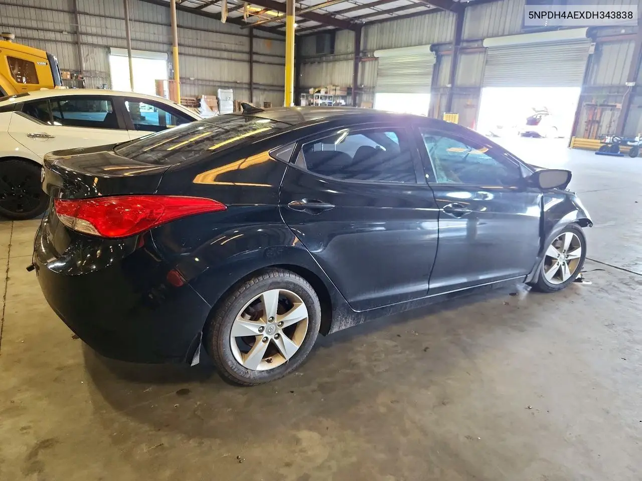 2013 HYUNDAI ELANTRA VIN 5NPDH4AEXDH343838 — фото 3