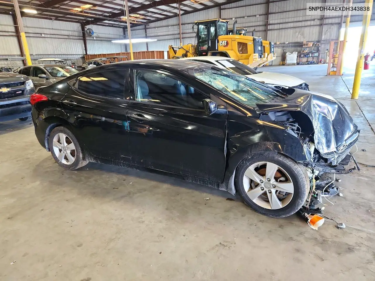 2013 HYUNDAI ELANTRA VIN 5NPDH4AEXDH343838 — фото 4