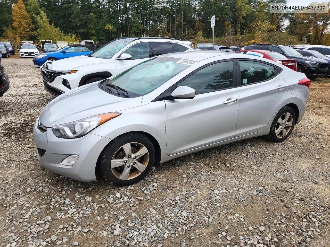 HYUNDAI ELANTRA 2013, VIN 5NPDH4AE0DH437307