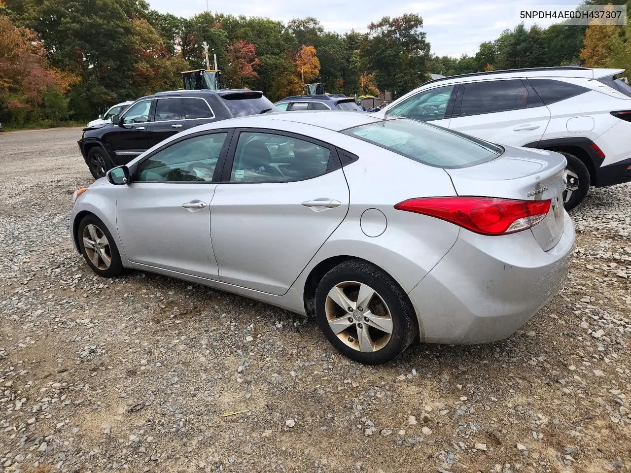 2013 HYUNDAI ELANTRA VIN 5NPDH4AE0DH437307 — фото 2