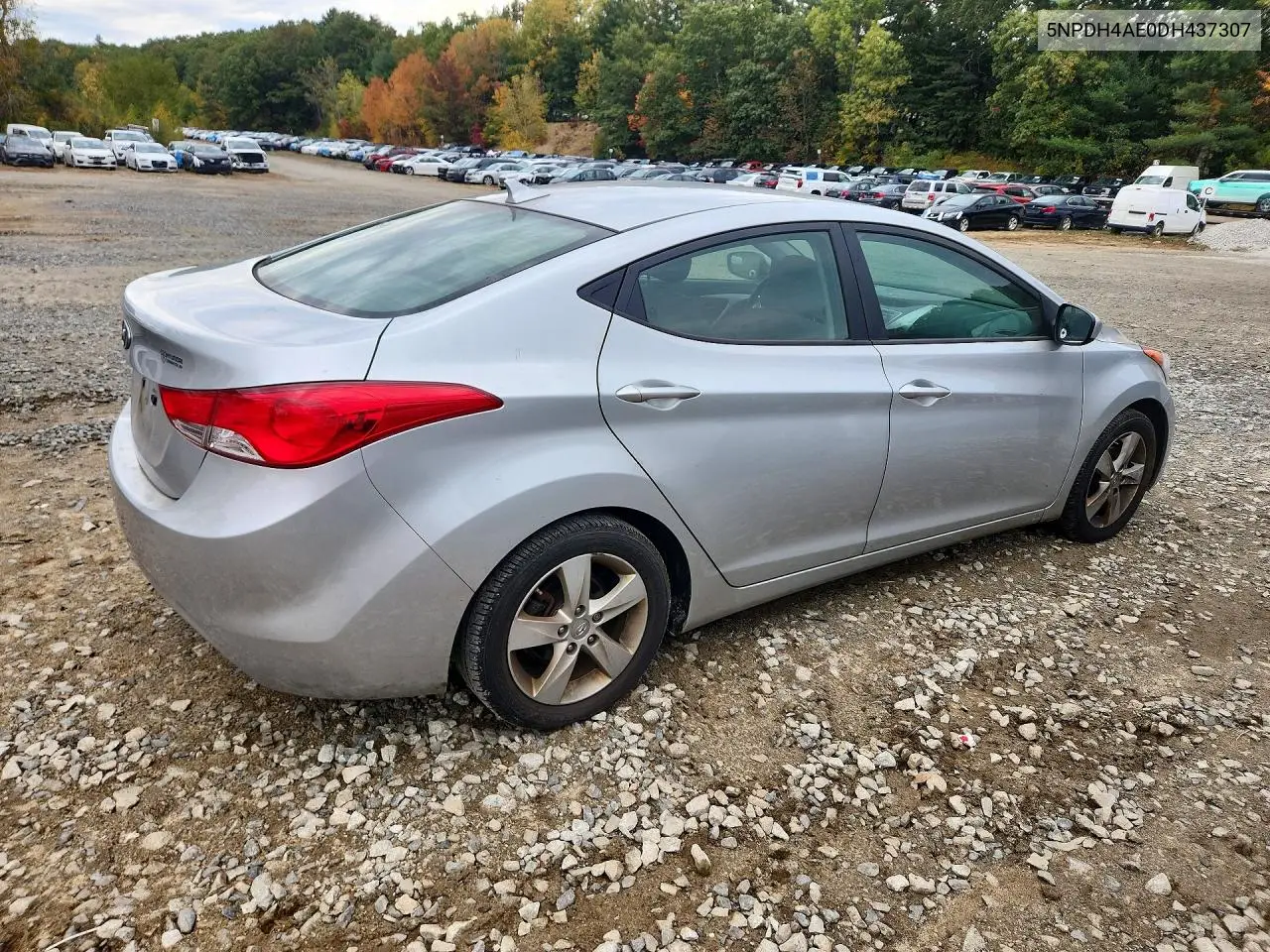 2013 HYUNDAI ELANTRA VIN 5NPDH4AE0DH437307 — фото 3