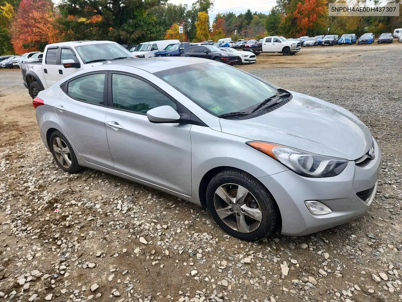 2013 HYUNDAI ELANTRA VIN 5NPDH4AE0DH437307 — фото 4