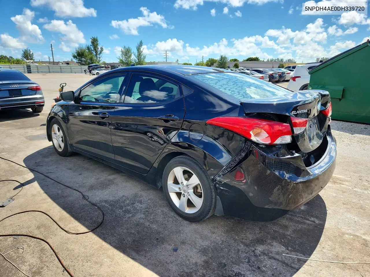2013 HYUNDAI ELANTRA VIN 5NPDH4AE0DH339720 — фото 3