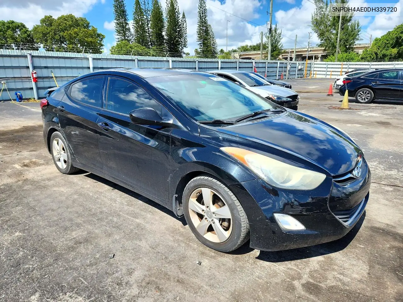 2013 HYUNDAI ELANTRA VIN 5NPDH4AE0DH339720 — фото 4