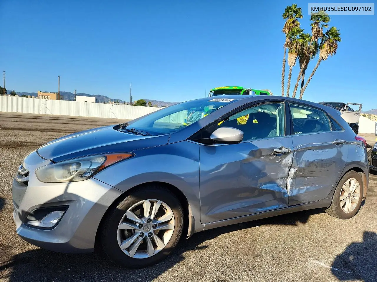 HYUNDAI ELANTRA 2013, VIN KMHD35LE8DU097102