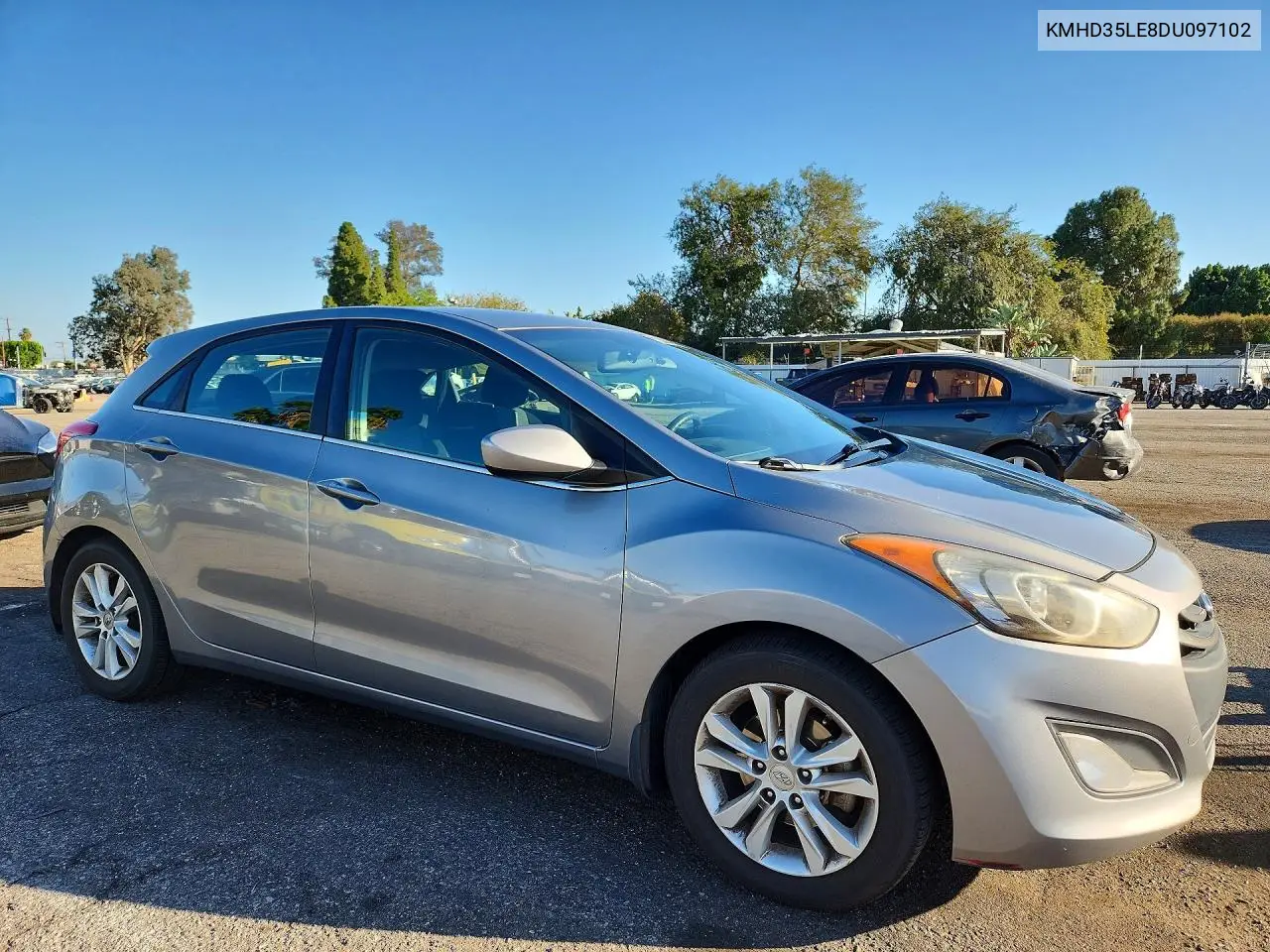 2013 HYUNDAI ELANTRA VIN KMHD35LE8DU097102 — фото 4