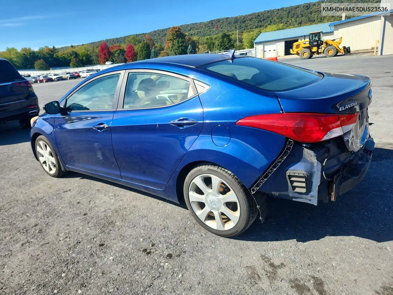 2013 HYUNDAI ELANTRA VIN KMHDH4AE5DU523536 — фото 2