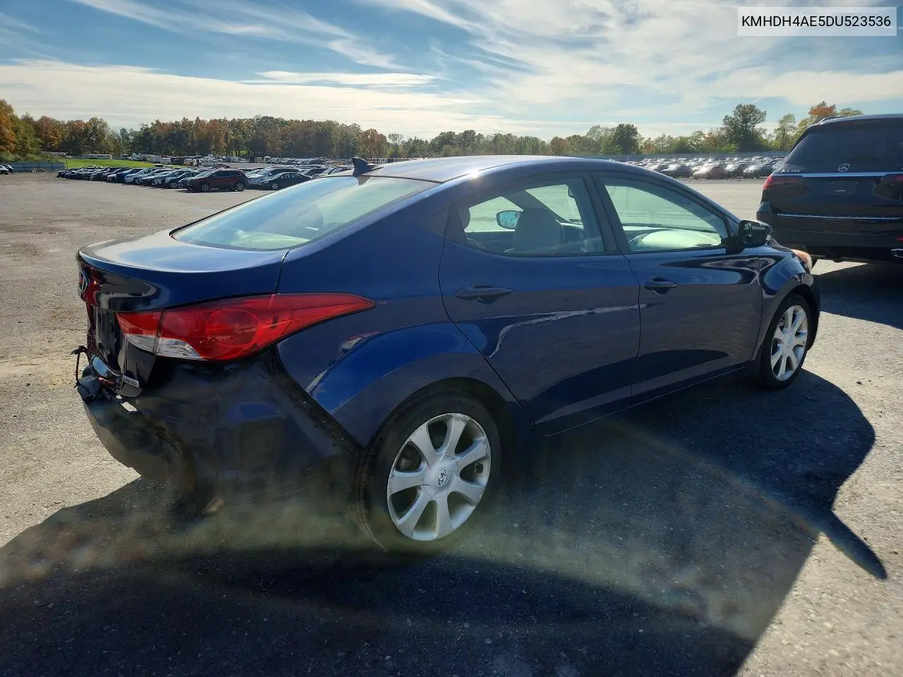 2013 HYUNDAI ELANTRA VIN KMHDH4AE5DU523536 — фото 3