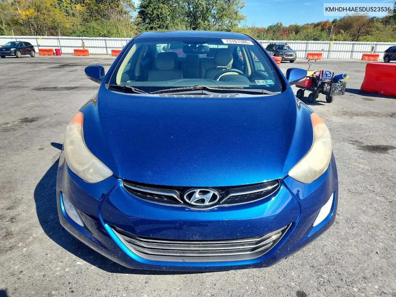 2013 HYUNDAI ELANTRA VIN KMHDH4AE5DU523536 — фото 5