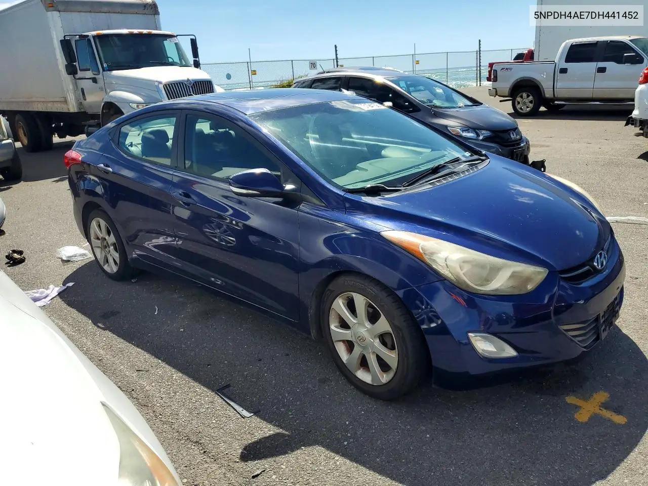 2013 HYUNDAI ELANTRA VIN 5NPDH4AE7DH441452 — фото 4