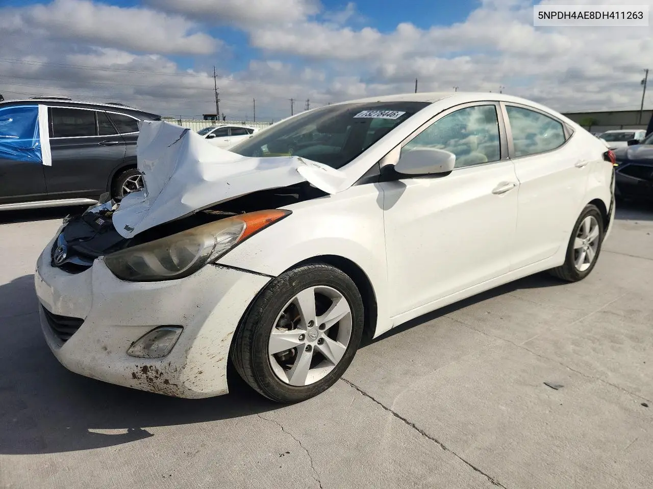 HYUNDAI ELANTRA 2013, VIN 5NPDH4AE8DH411263