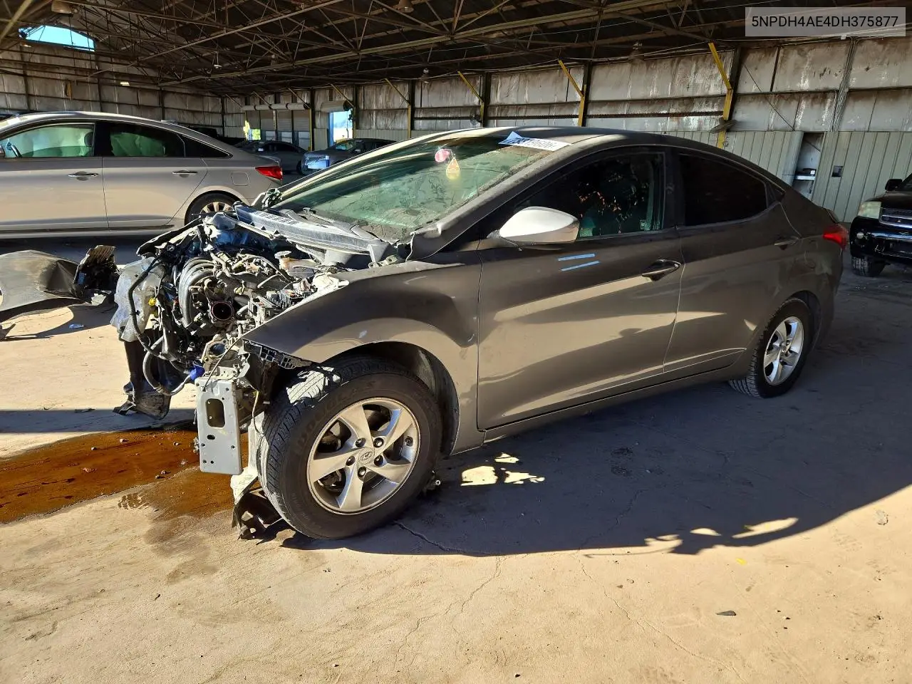 HYUNDAI ELANTRA 2013, VIN 5NPDH4AE4DH375877