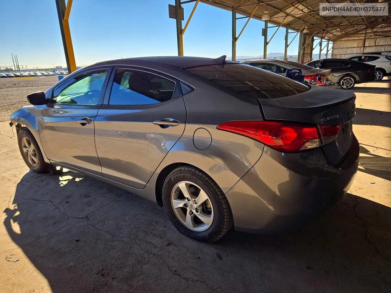 2013 HYUNDAI ELANTRA VIN 5NPDH4AE4DH375877 — фото 2