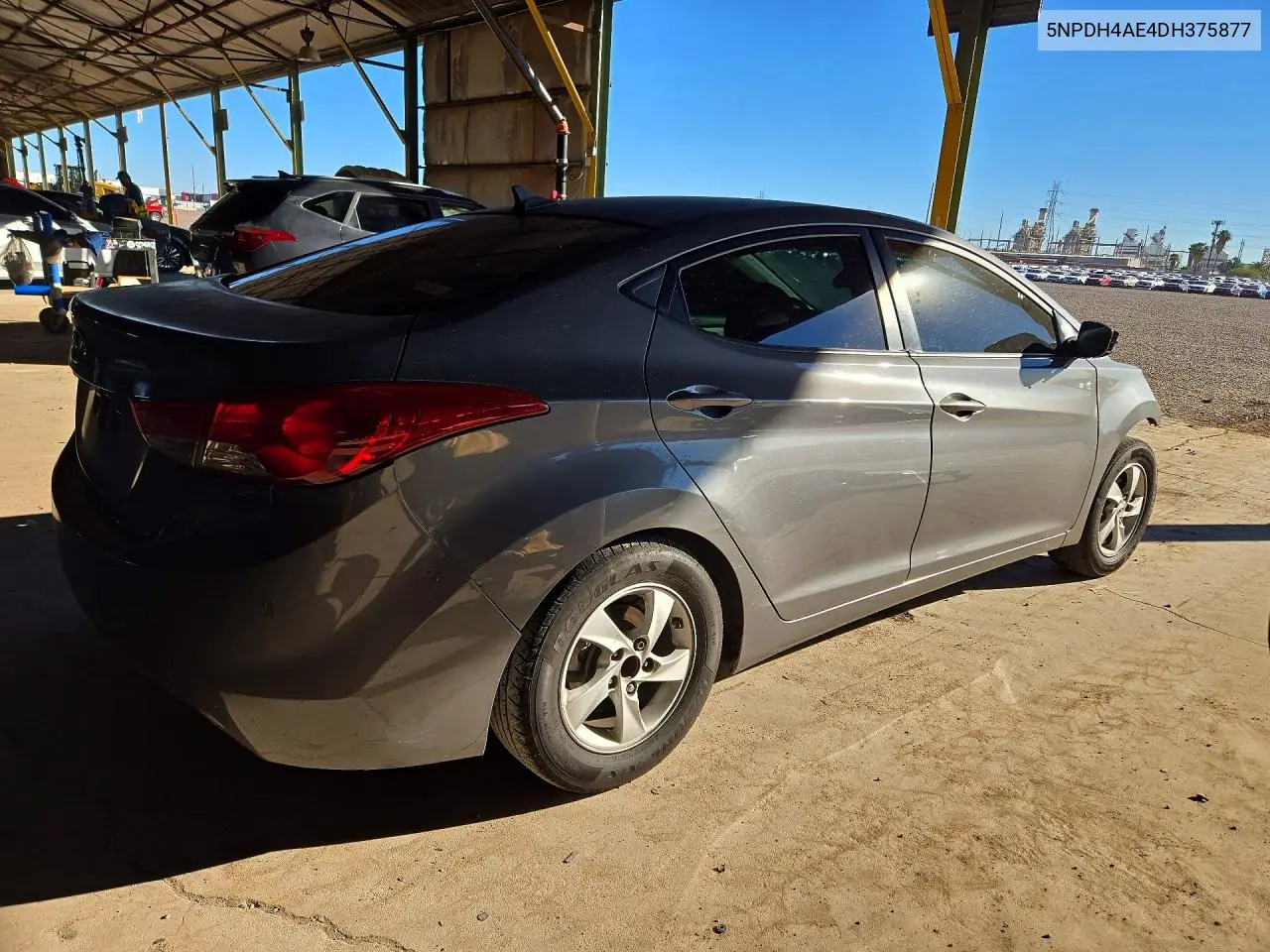 2013 HYUNDAI ELANTRA VIN 5NPDH4AE4DH375877 — фото 3