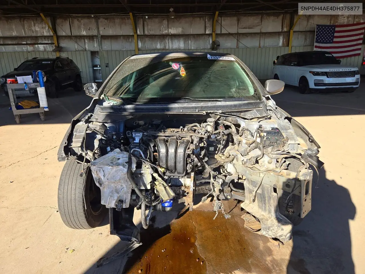 2013 HYUNDAI ELANTRA VIN 5NPDH4AE4DH375877 — фото 5