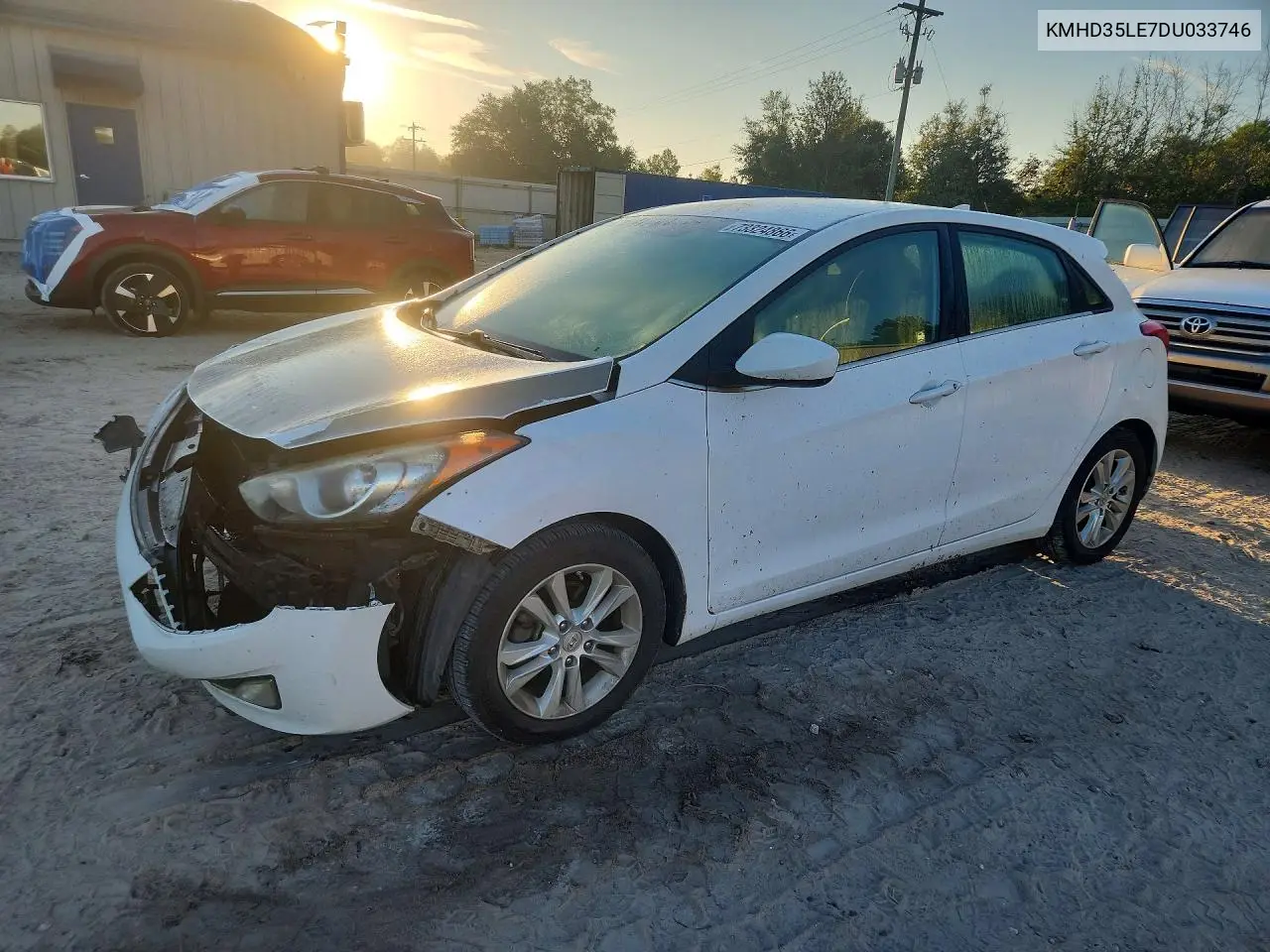 HYUNDAI ELANTRA 2013, VIN KMHD35LE7DU033746