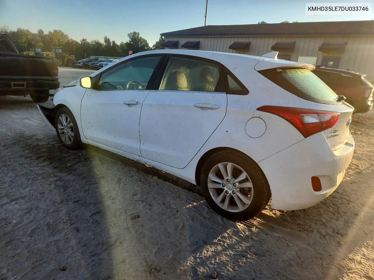 2013 HYUNDAI ELANTRA VIN KMHD35LE7DU033746 — фото 2