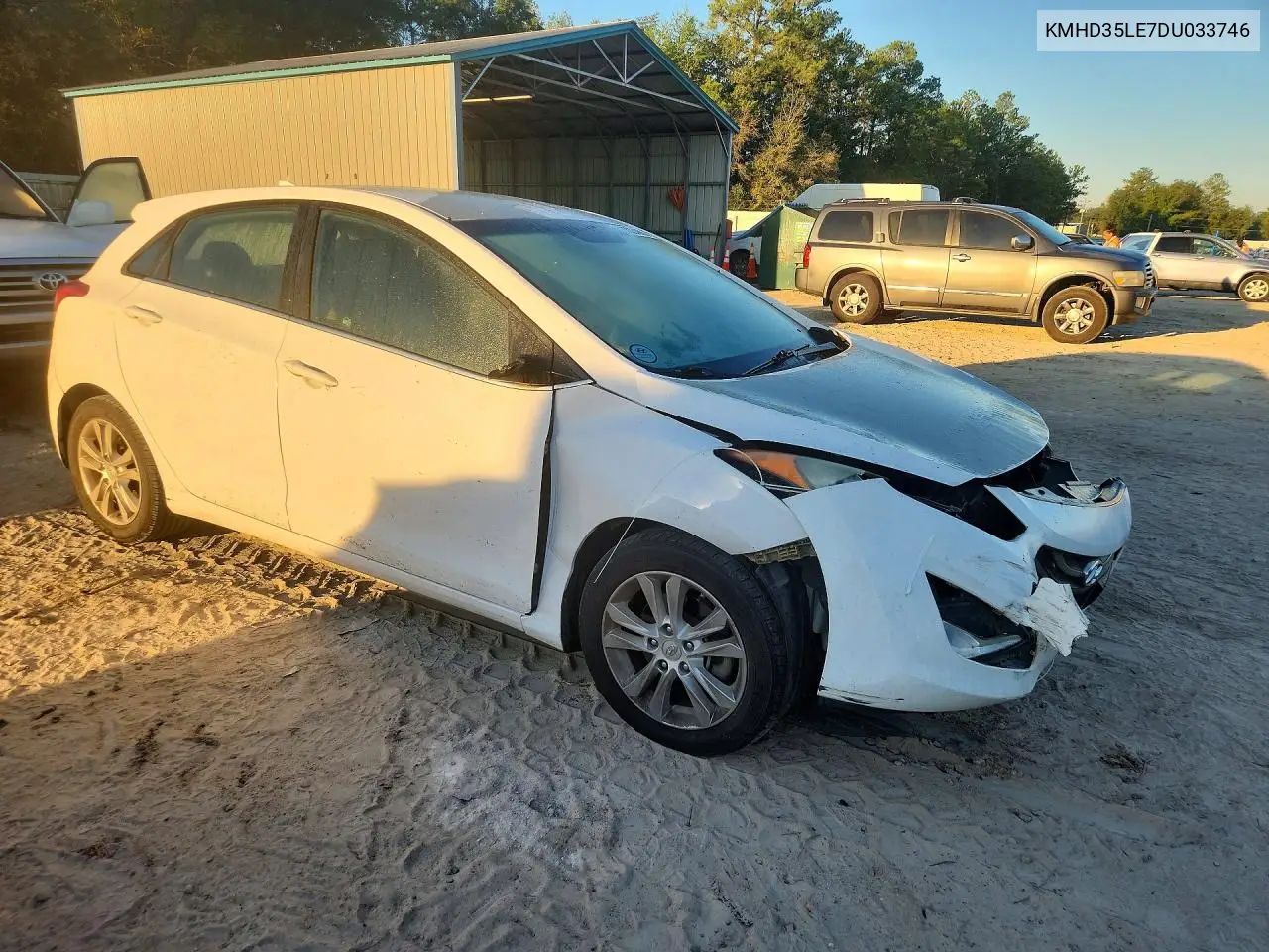 2013 HYUNDAI ELANTRA VIN KMHD35LE7DU033746 — фото 4