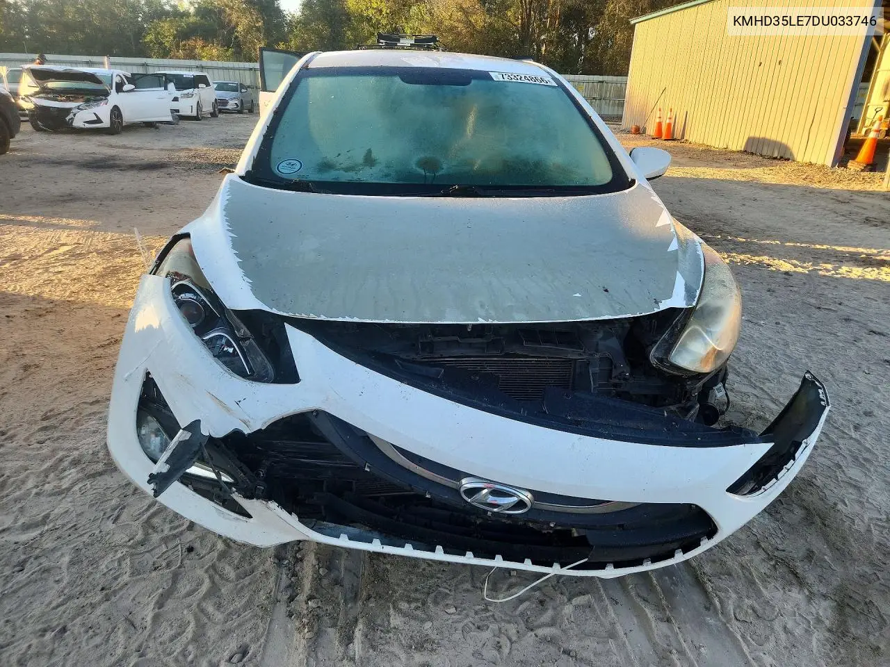 2013 HYUNDAI ELANTRA VIN KMHD35LE7DU033746 — фото 5