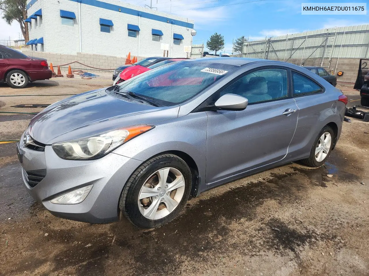 HYUNDAI ELANTRA 2013, VIN KMHDH6AE7DU011675