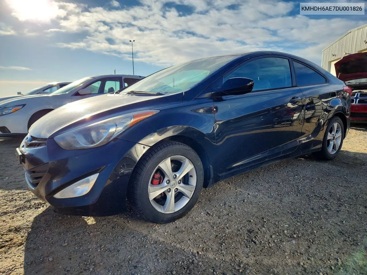 HYUNDAI ELANTRA 2013, VIN KMHDH6AE7DU001826