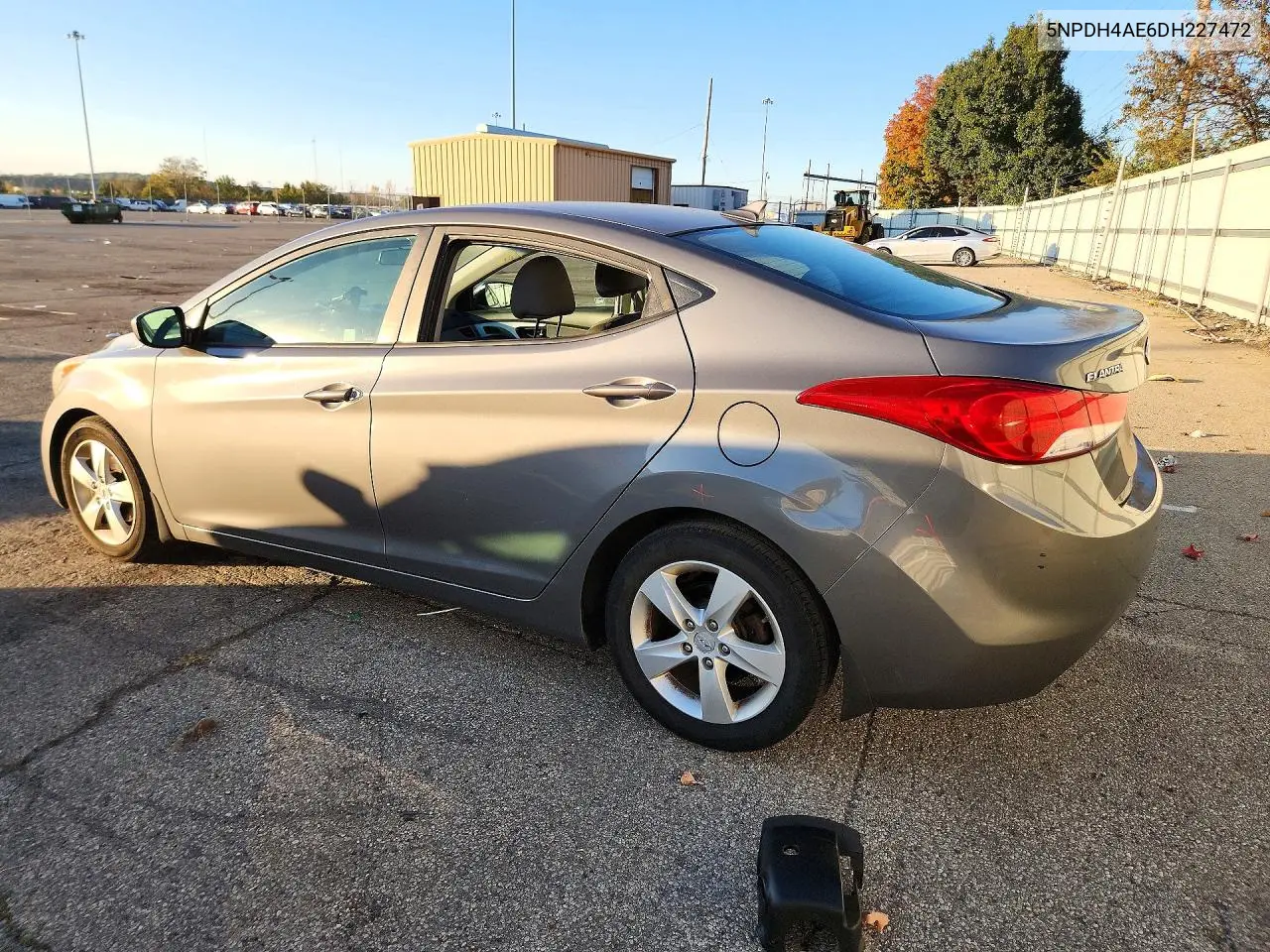 2013 HYUNDAI ELANTRA VIN 5NPDH4AE6DH227472 — фото 2
