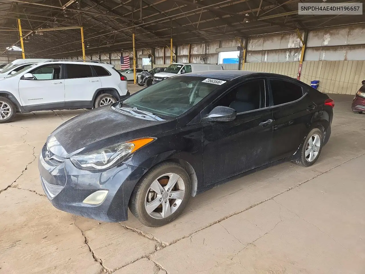 HYUNDAI ELANTRA 2013, VIN 5NPDH4AE4DH196657