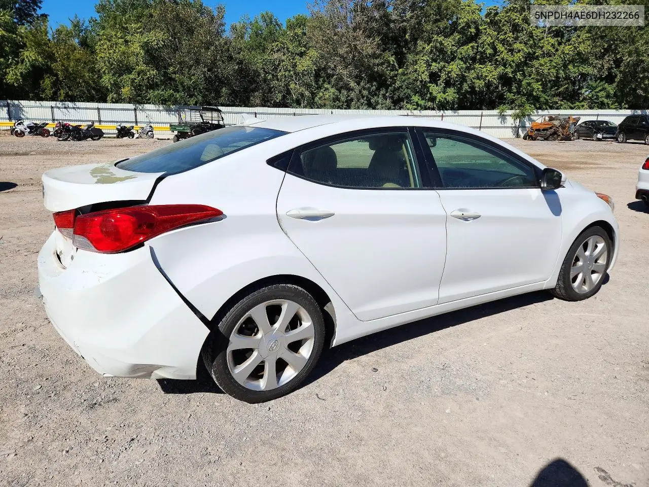 2013 HYUNDAI ELANTRA VIN 5NPDH4AE6DH232266 — фото 3