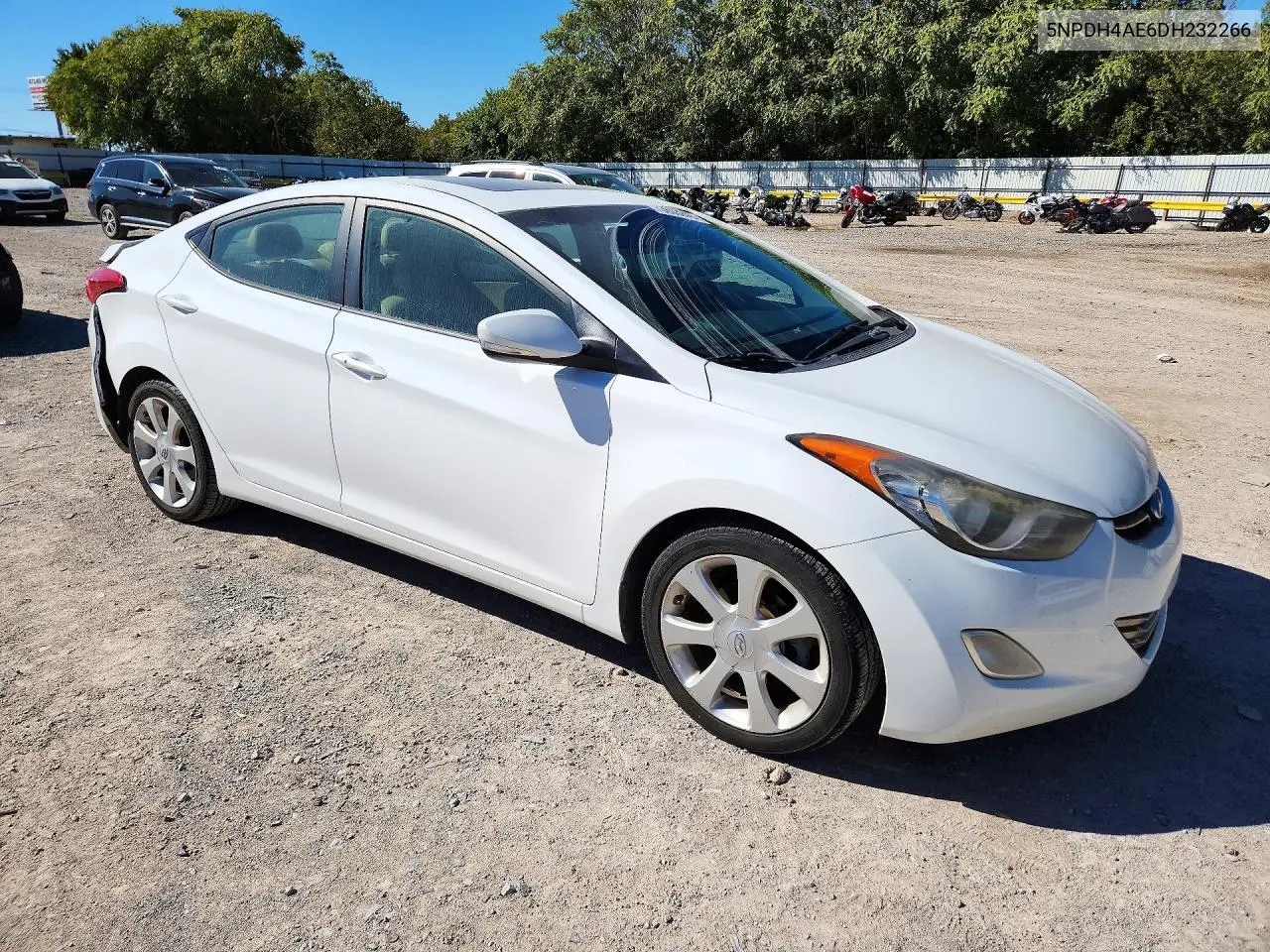 2013 HYUNDAI ELANTRA VIN 5NPDH4AE6DH232266 — фото 4