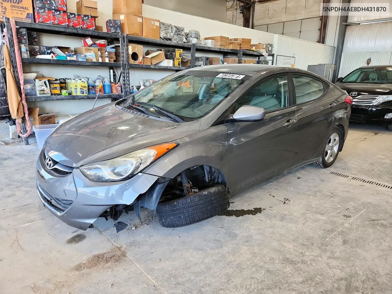 HYUNDAI ELANTRA 2013, VIN 5NPDH4AE8DH431870