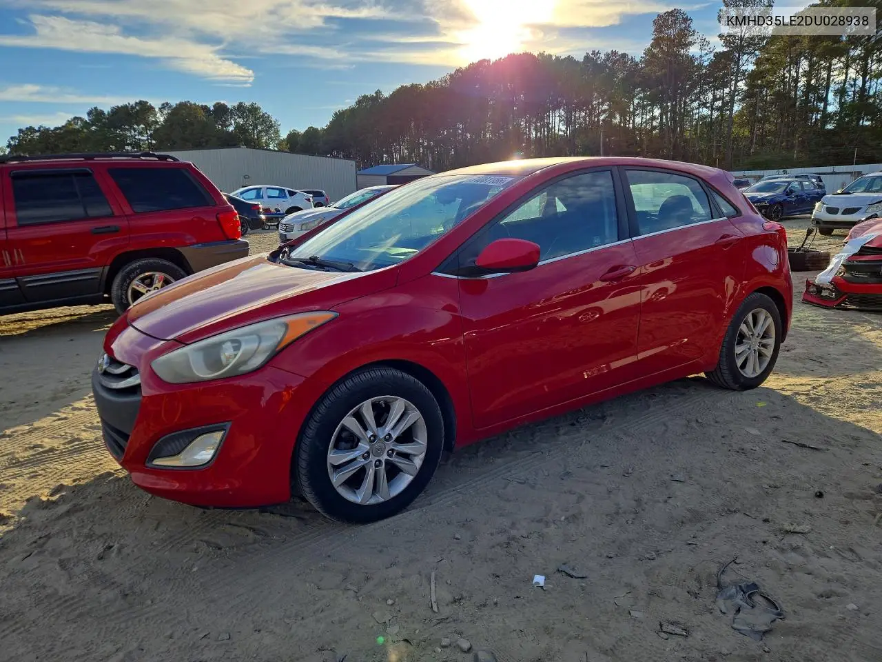 HYUNDAI ELANTRA 2013, VIN KMHD35LE2DU028938