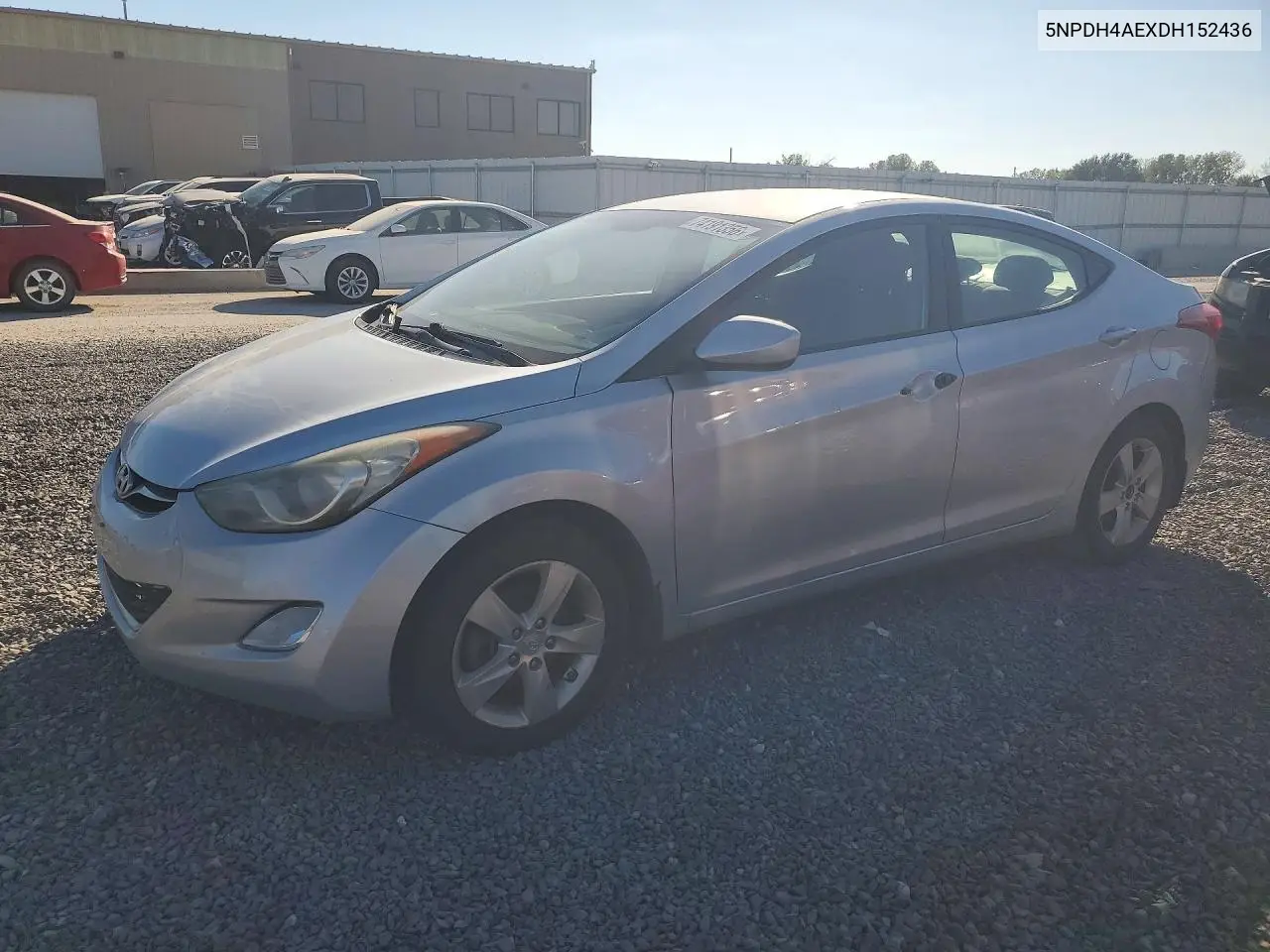HYUNDAI ELANTRA 2013, VIN 5NPDH4AEXDH152436