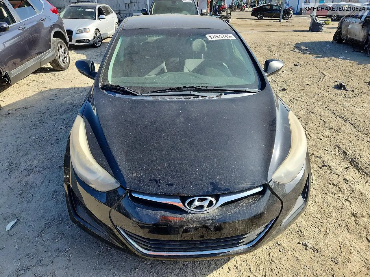 2014 HYUNDAI ELANTRA VIN KMHDH4AE9EU210524 — фото 5