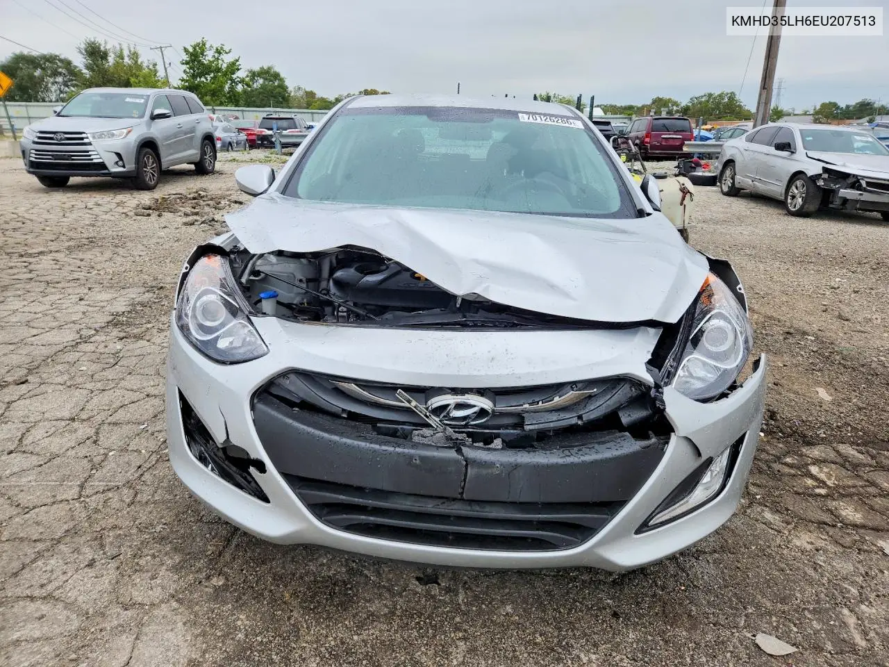 2014 HYUNDAI ELANTRA VIN KMHD35LH6EU207513 — фото 5