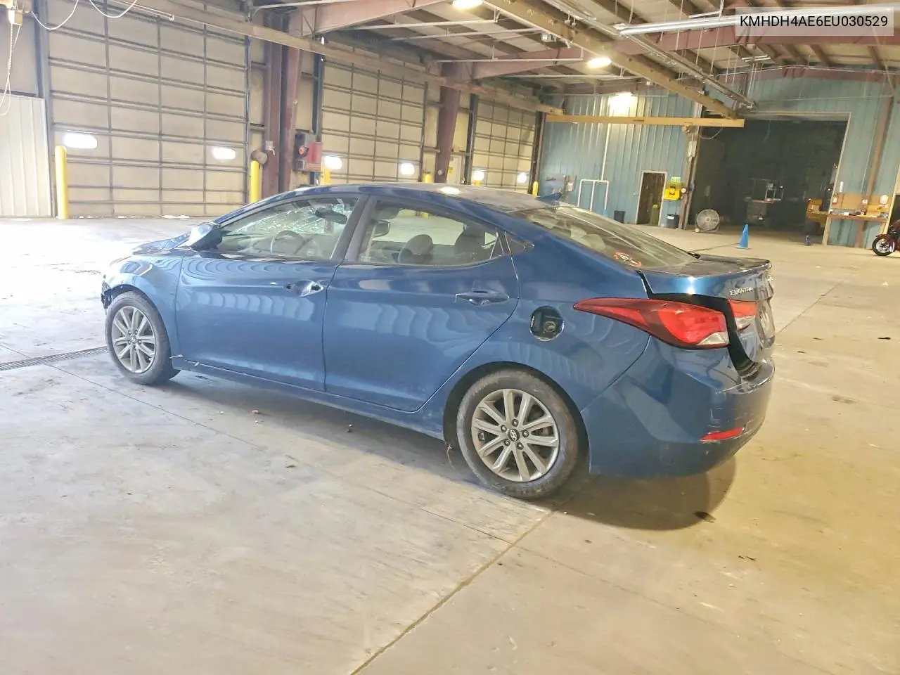 2014 HYUNDAI ELANTRA VIN KMHDH4AE6EU030529 — фото 2