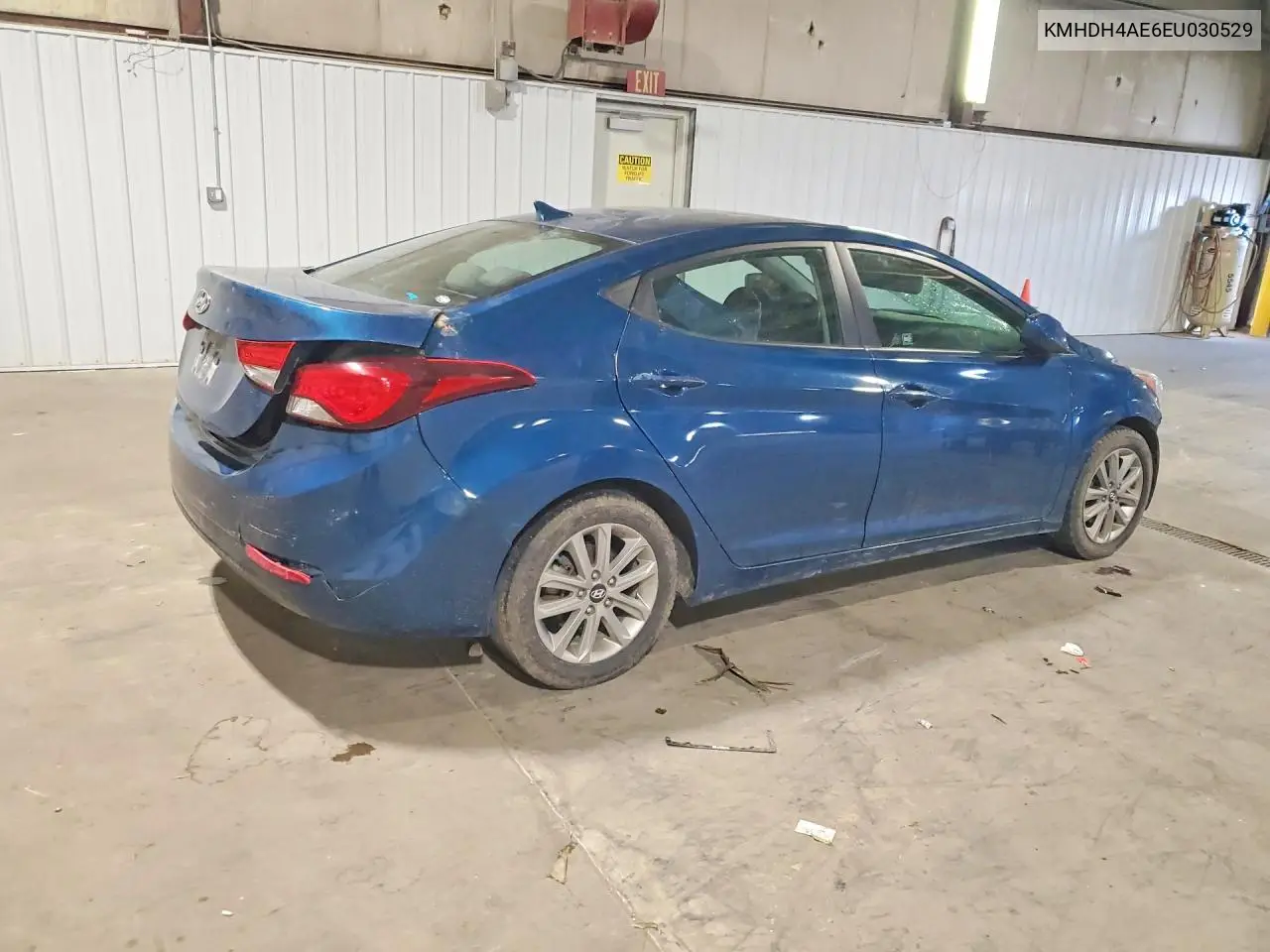 2014 HYUNDAI ELANTRA VIN KMHDH4AE6EU030529 — фото 3