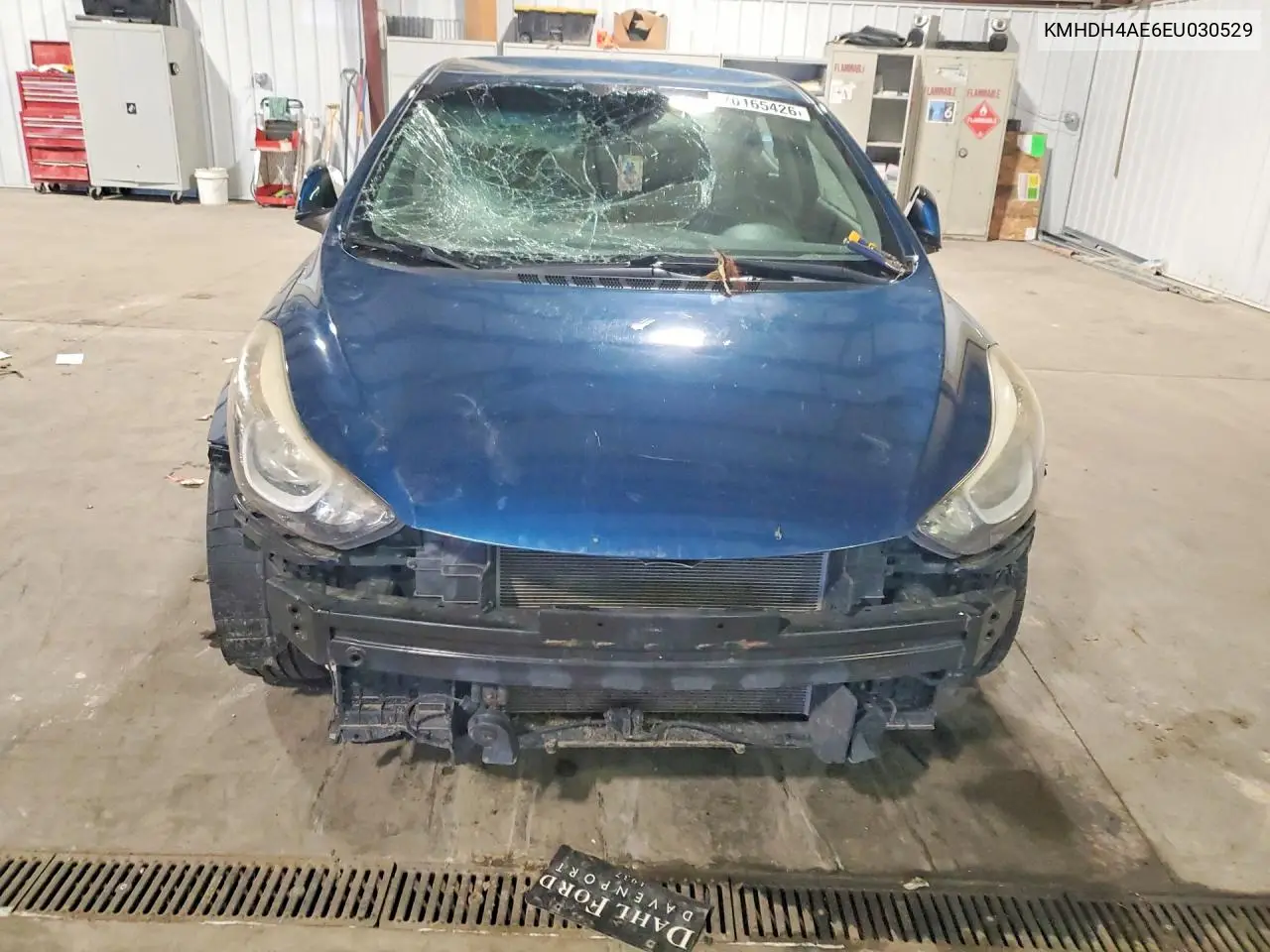 2014 HYUNDAI ELANTRA VIN KMHDH4AE6EU030529 — фото 5