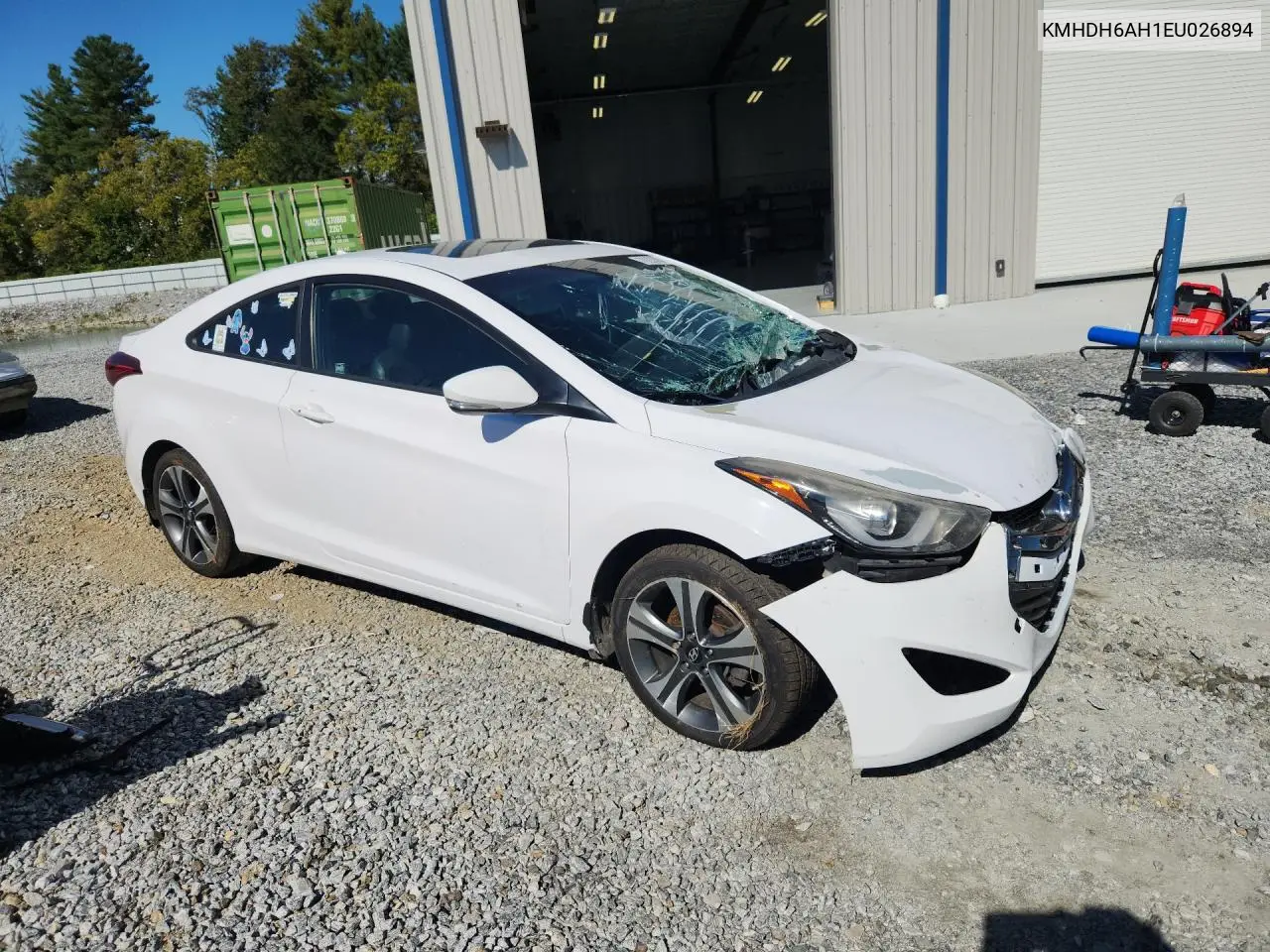 2014 HYUNDAI ELANTRA VIN KMHDH6AH1EU026894 — фото 4