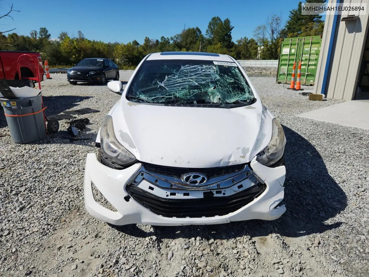 2014 HYUNDAI ELANTRA VIN KMHDH6AH1EU026894 — фото 5