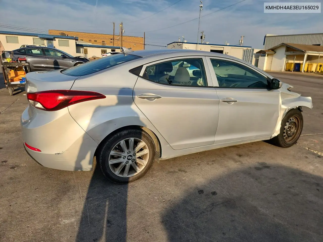 2014 HYUNDAI ELANTRA VIN KMHDH4AE3EU165029 — фото 3