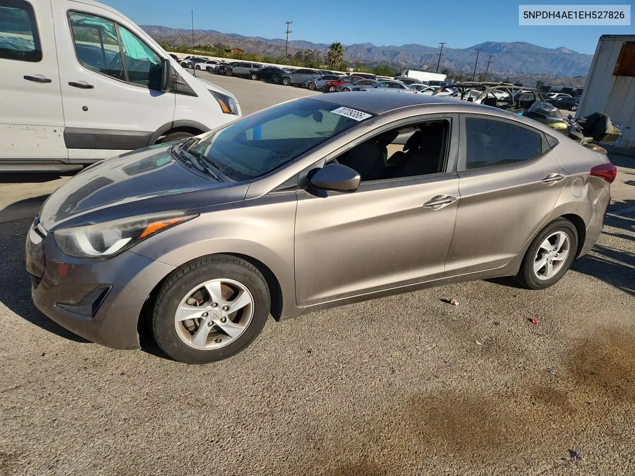 HYUNDAI ELANTRA 2014, VIN 5NPDH4AE1EH527826