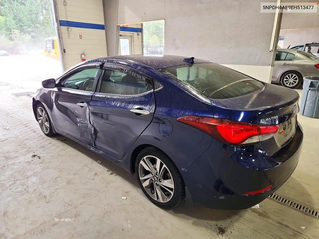2014 HYUNDAI ELANTRA VIN 5NPDH4AE9EH513477 — фото 2