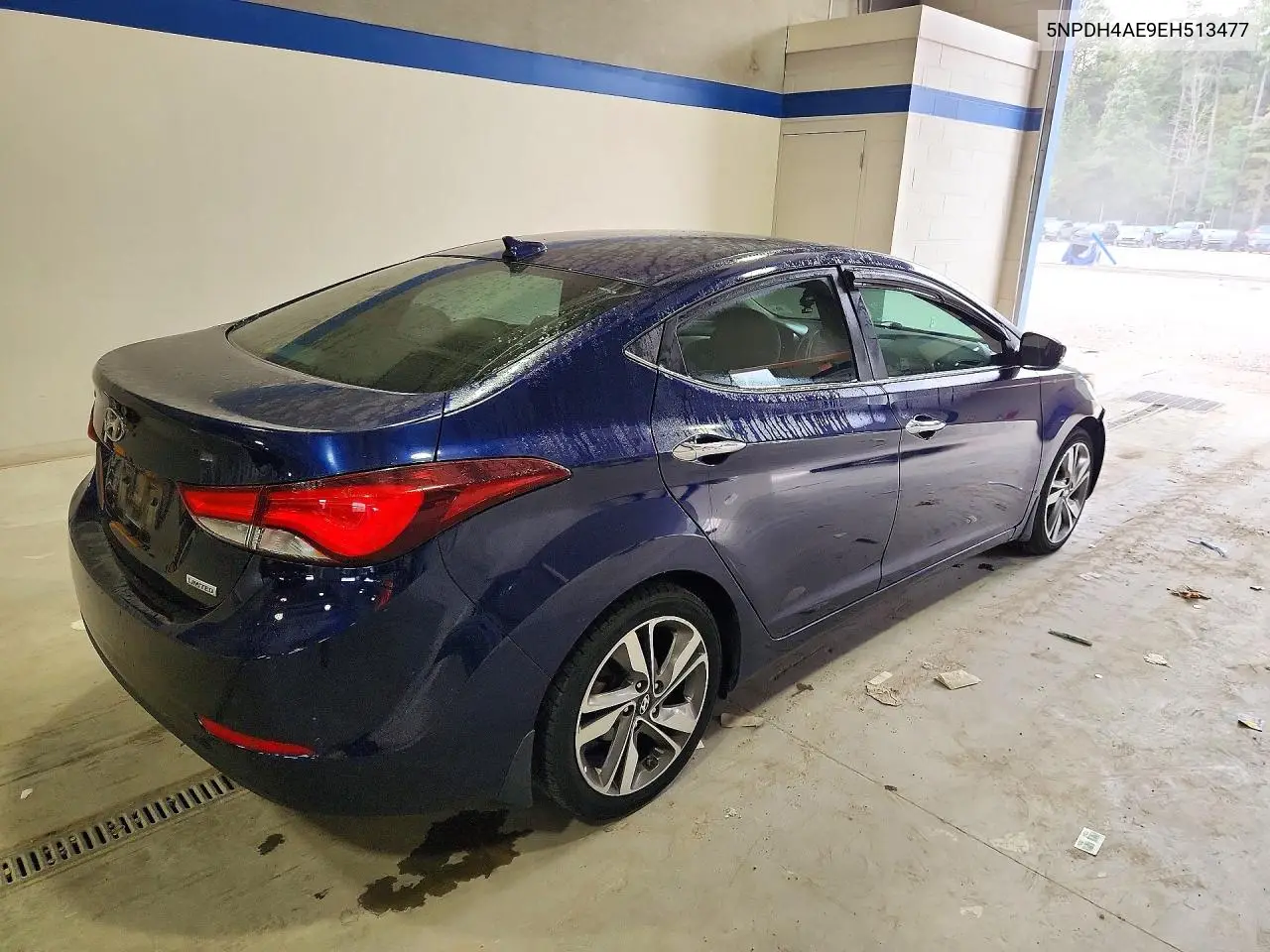 2014 HYUNDAI ELANTRA VIN 5NPDH4AE9EH513477 — фото 3