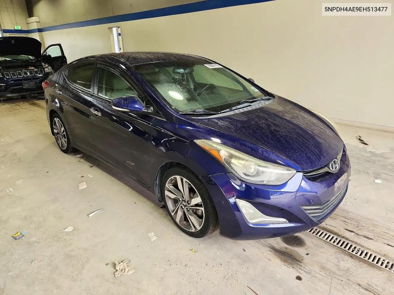 2014 HYUNDAI ELANTRA VIN 5NPDH4AE9EH513477 — фото 4